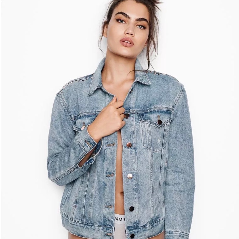 Victoria’s Secret Embellished Denim Jacket